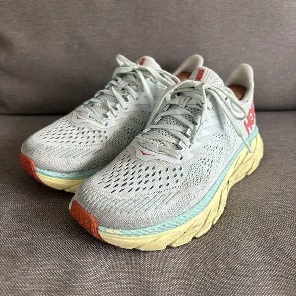 Hoka One One Womens Clifton 7 1110509 MMHC Blue Running Shoes Sneakers US Size 7 - Picture 2 of 16